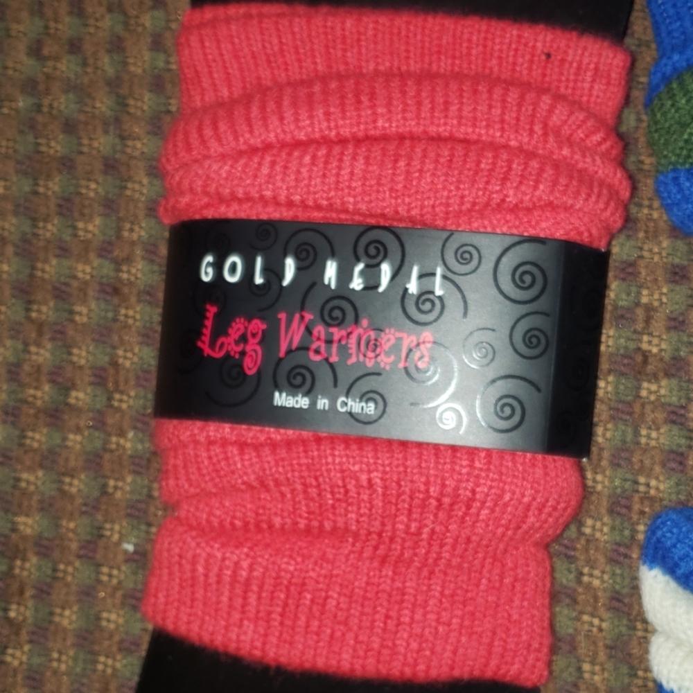 💐Leg warmers red and blue💐 - Picture 2 of 5